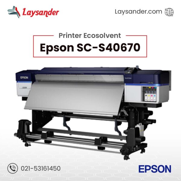 Printer Ecosolvent Epson SureColor SC-S40670 2 v1.1 - Laysander Printer Ecosolvent Epson SureColor SC-S40670 2 v1.1 - Laysander