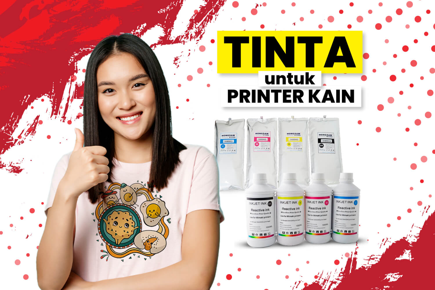Jenis Tinta Untuk Printer Kain