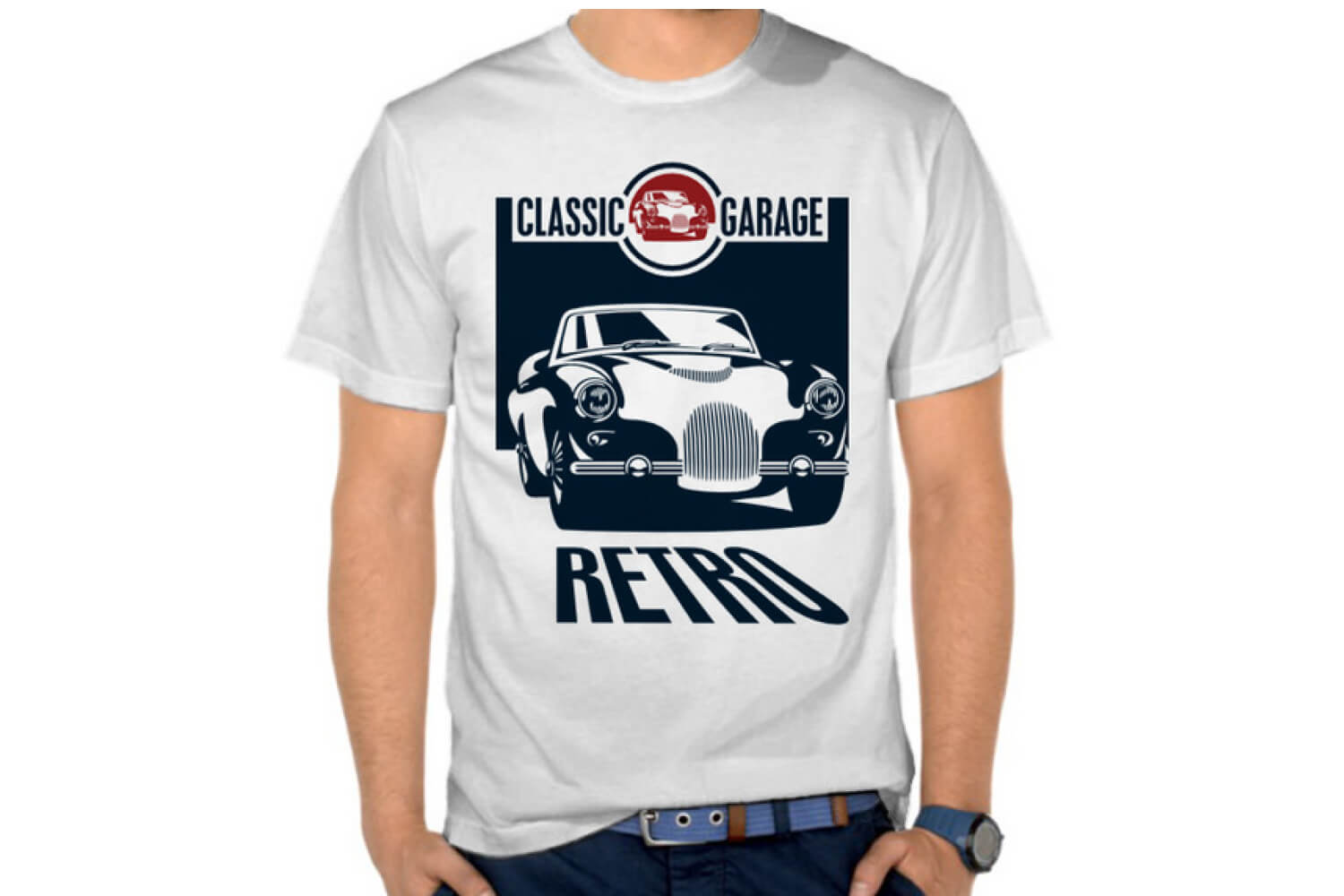Kaos Gaya Retro Vintage Old But Gold