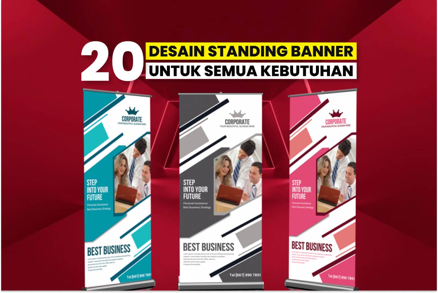 Contoh Desain Banner Keren