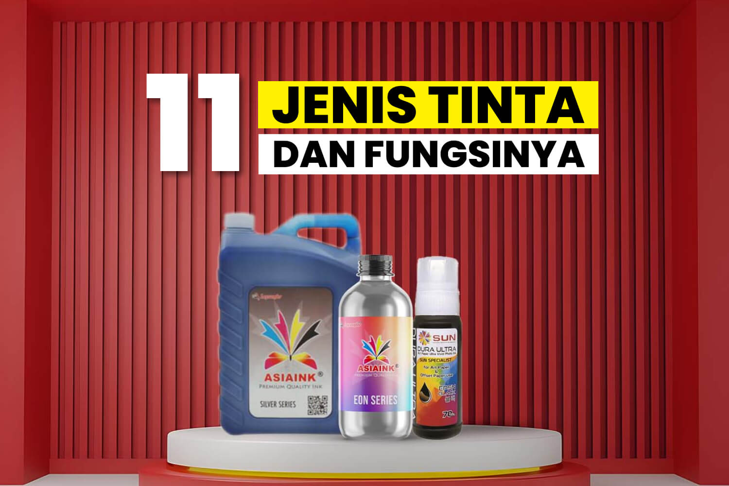 Definisi 11 Jenis Tinta Dan Fungsinya