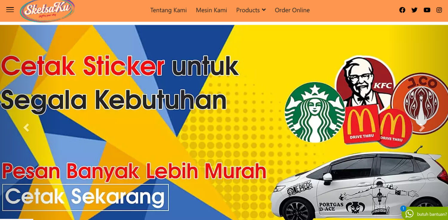 Antarmuka Platform Cetak Online: Pesan Dan Cetak Produk Secara On Demand.