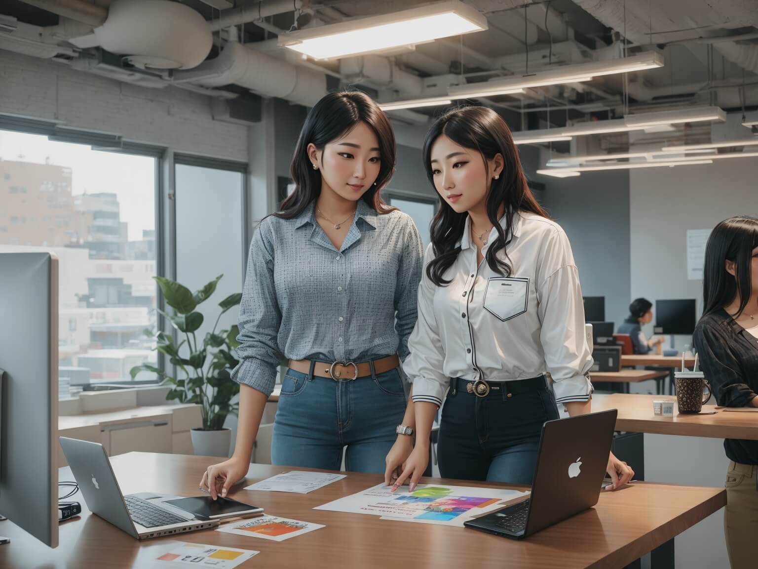 Influencer Dan Pemilik Toko Digital Printing Berkolaborasi Untuk Strategi Marketing.