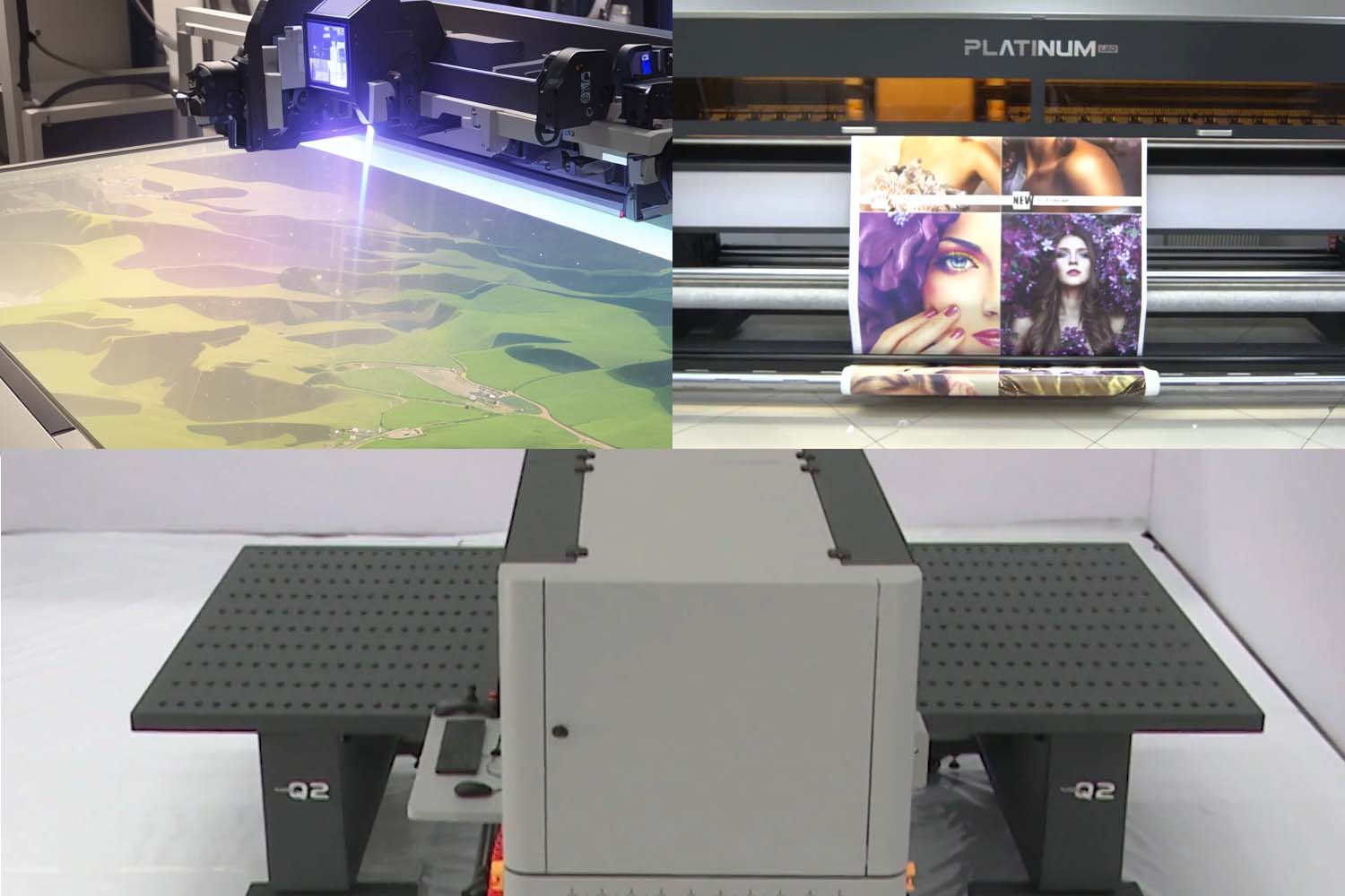 Printer Uv Flatbed, Roll-To-Roll, Dan Hybrid Dalam Operasi.