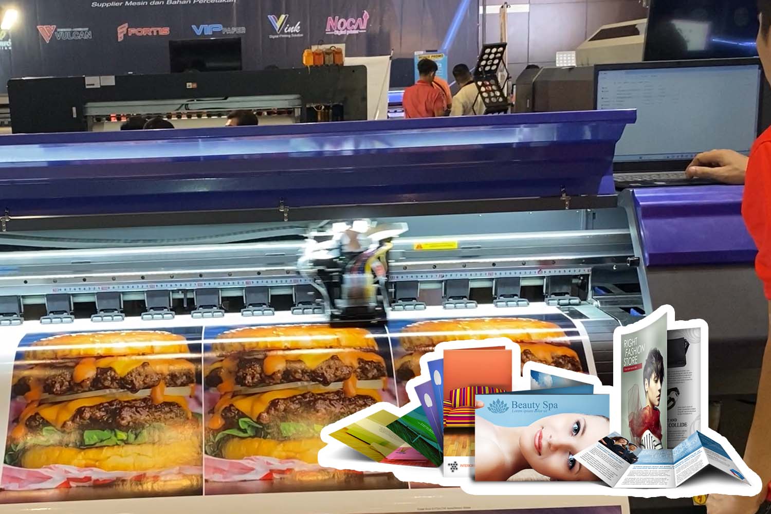 Cetak Brosur Menggunakan Printer Ecojet Nova E1
