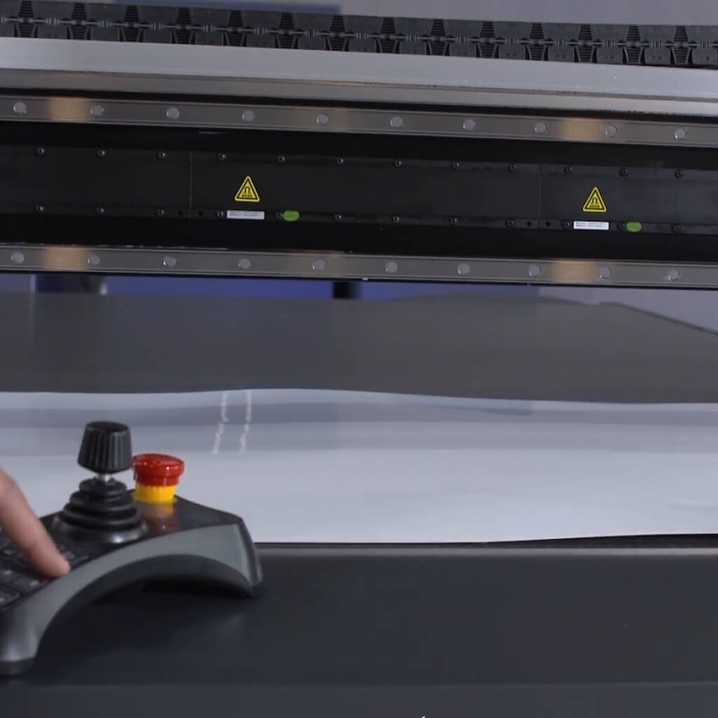 Vacuum Bed Di Printer Uv Flatbed Menahan Media Cetak.