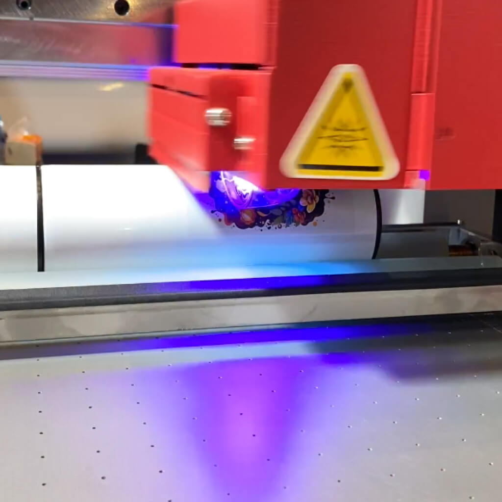 Foto Jarak Dekat Printhead Piezoelectric Di Printer Uv Flatbed.