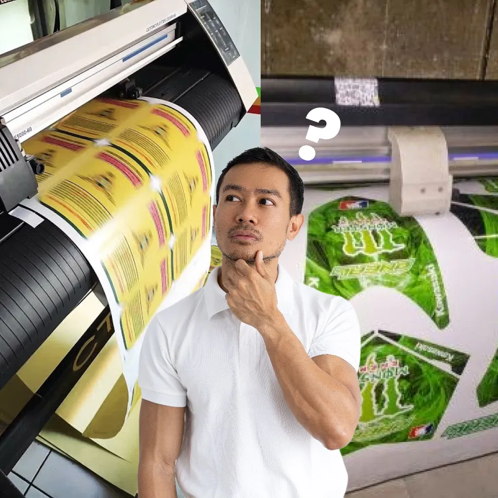 Visualisasi Faktor-Faktor Dalam Memilih Antara Cutting Sticker Dan Decal Untuk Bisnis Sticker.