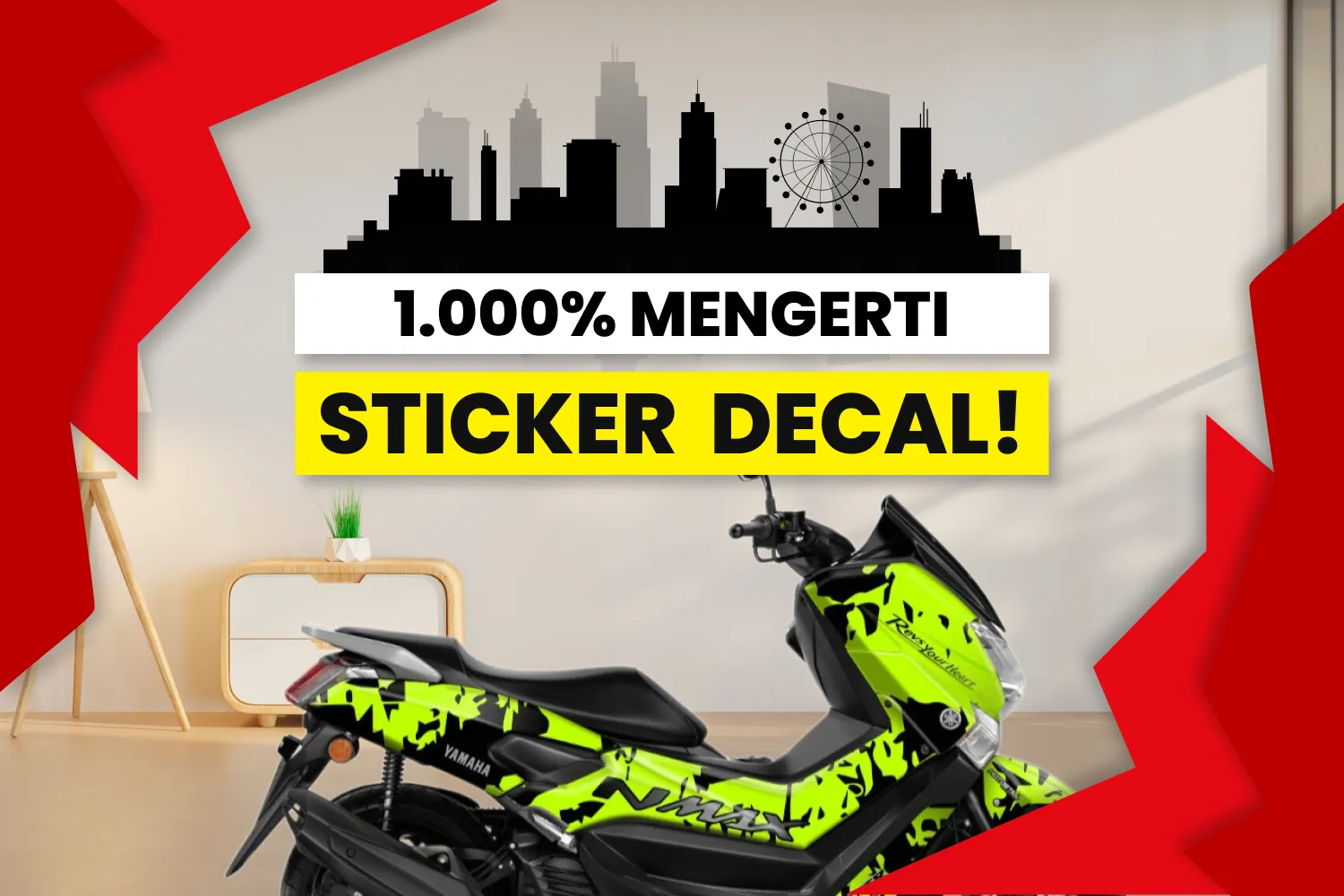 Berbagai Jenis Sticker Decal Dalam Dunia Otomotif Dan Dekorasi Interior.