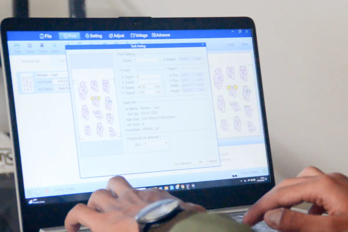 Pengaturan Mark Adjustment Pada Software Cutting Sticker Untuk Kualitas Cutting Maksimal.