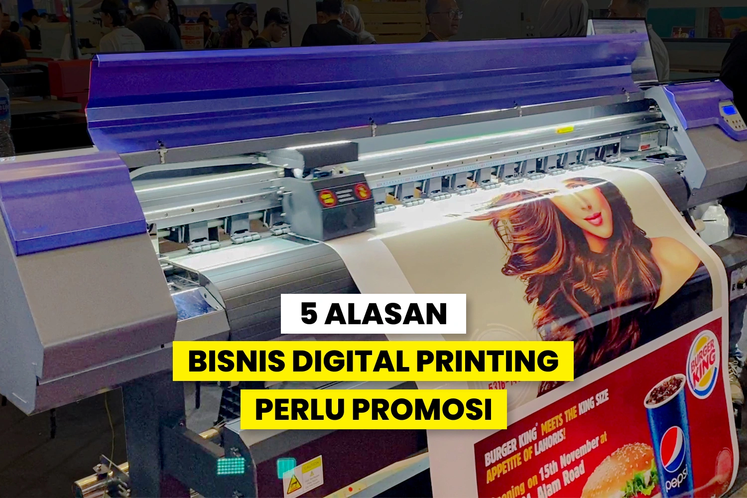 Proses Cetak Produk Digital Printing.