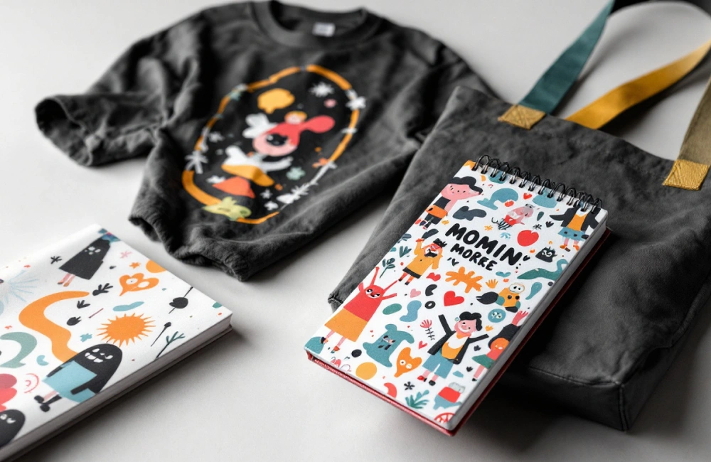 Merchandise Yang Memiliki Grafik Mudah Diingat Dan Dikenali.