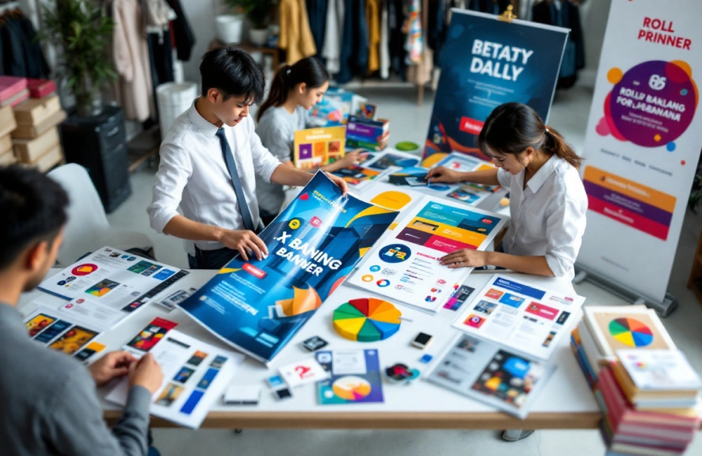 Berbagai Produk Printing Material Promosi.