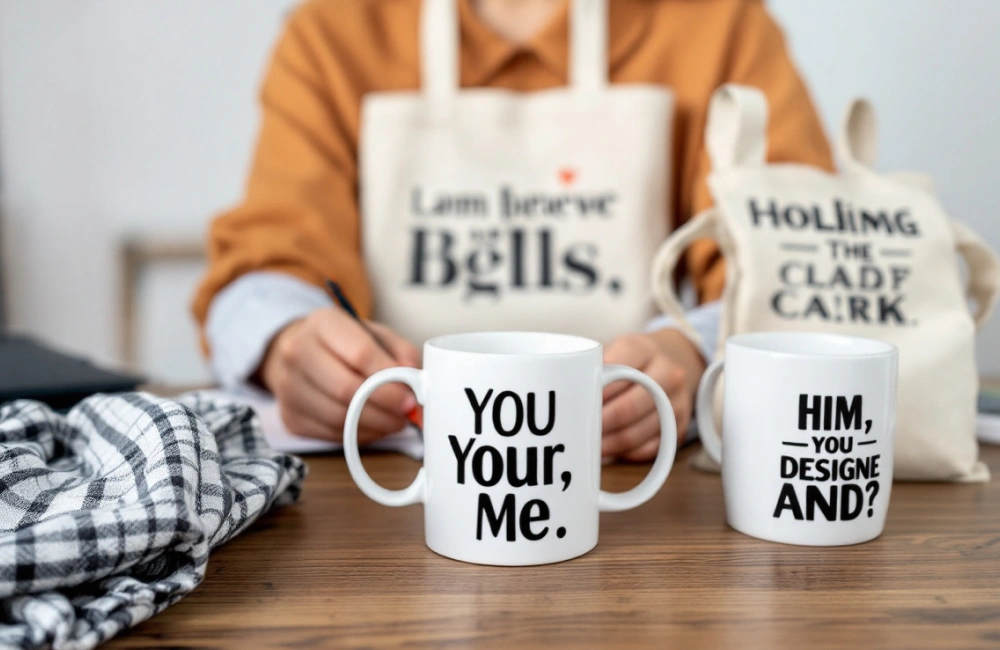 Merchandise Yang Memiliki Font Mudah Diingat Dan Dikenali.
