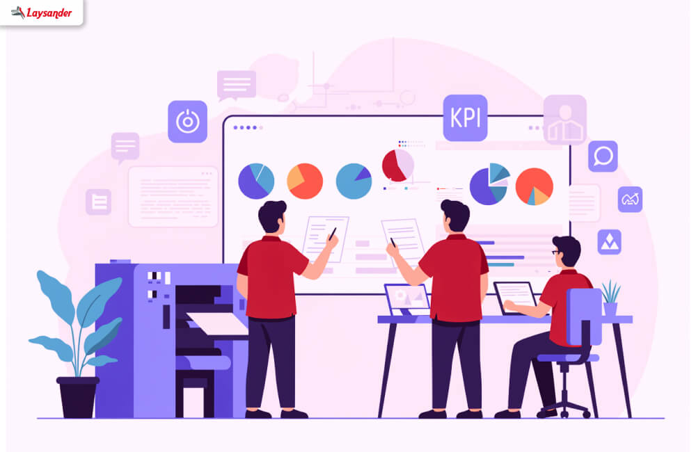 Ilustrasi Penggunaan Kpi Untuk Menyederhanakan Proses Operasional Bisnis Percetakan.