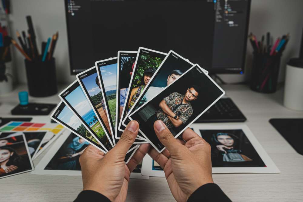 Berbagai Contoh Efek Visual Lenticular Seperti Flip Image, 3D Depth, Morphing, Zoom, Dan Animasi Motion Pada Media Promosi.