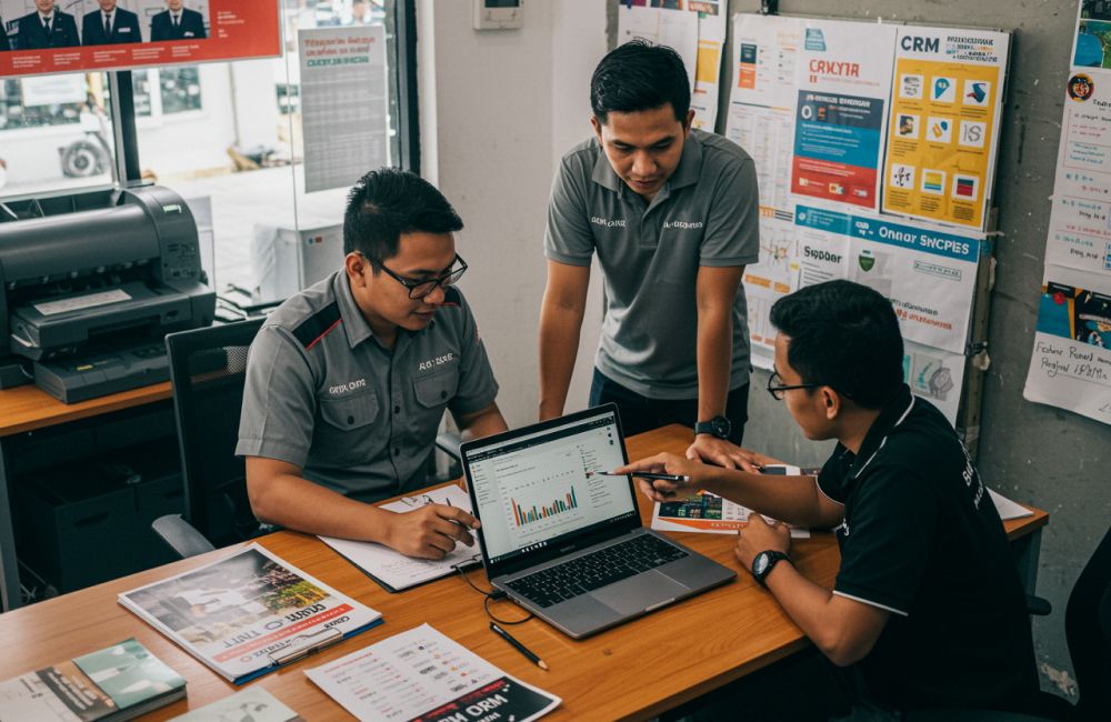 Penerapan Budaya Crm Percetakan Oleh Seluruh Tim Untuk Pelayanan Optimal.