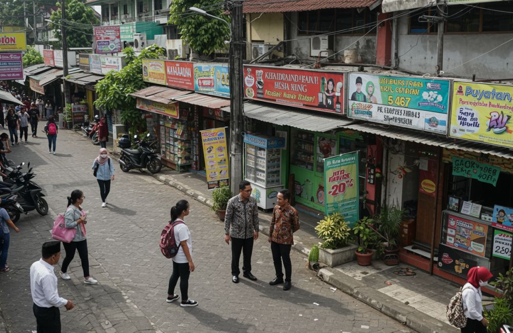 Menentukan Lokasi Bisnis Digital Printing Berdasarkan Target Pasar.