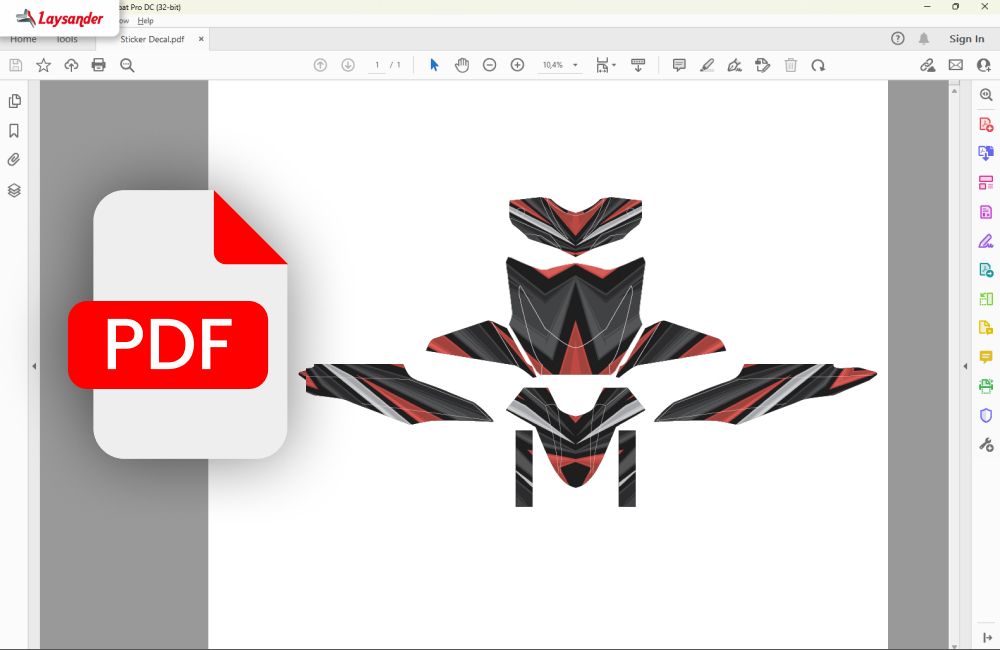 Contoh File Pdf Dengan Elemen Vektor Dan Raster Yang Siap Cetak Digital Profesional.