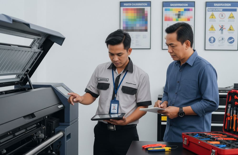 Tanda-Tanda Kerusakan Serius Pada Printer Format Besar Yang Memerlukan Teknisi Profesional.