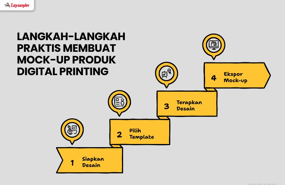Langkah-Langkah Membuat Mock-Up Produk Digital Printing Mulai Dari Desain Hingga Ekspor File.