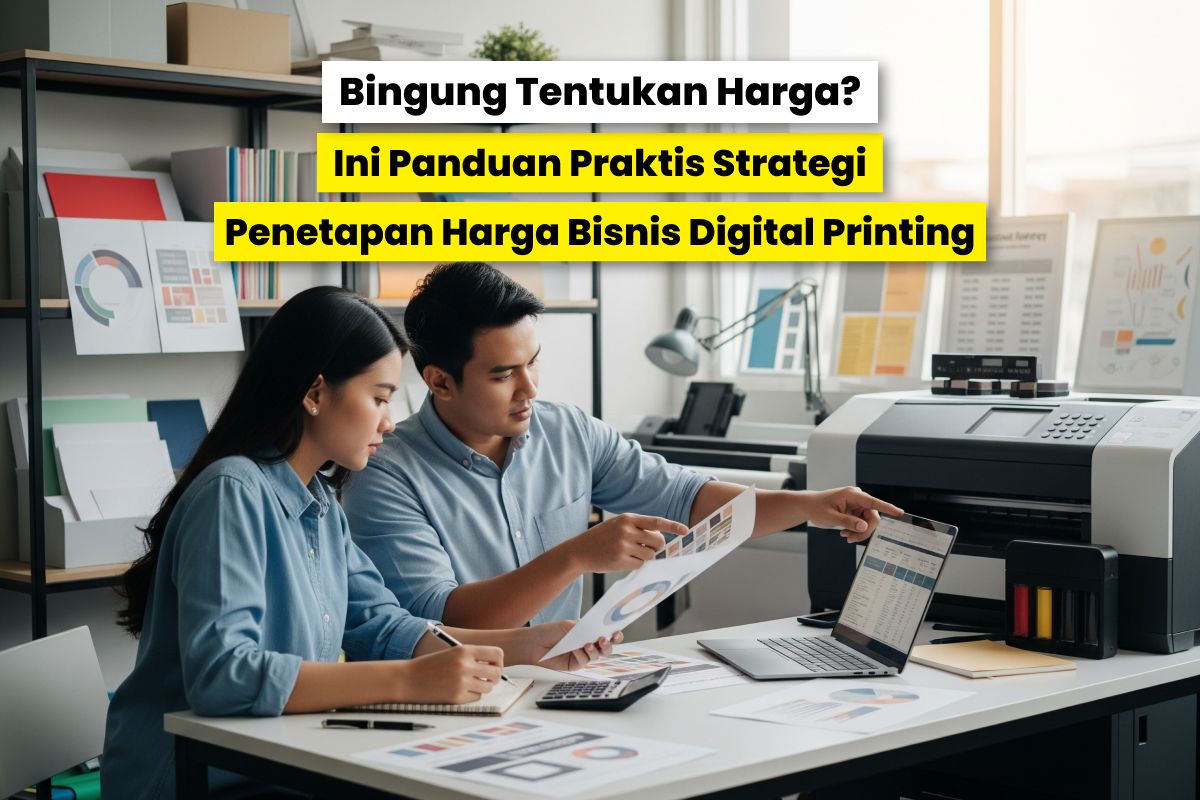 Ilustrasi Tantangan Dan Persaingan Bisnis Digital Printing Di Indonesia.