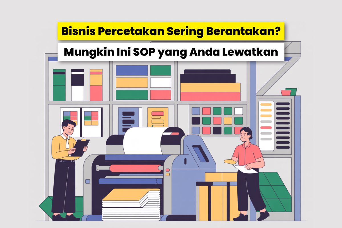 Ilustrasi Pentingnya Sop Dalam Bisnis Percetakan Digital Untuk Menjaga Kualitas Dan Efisiensi Kerja.