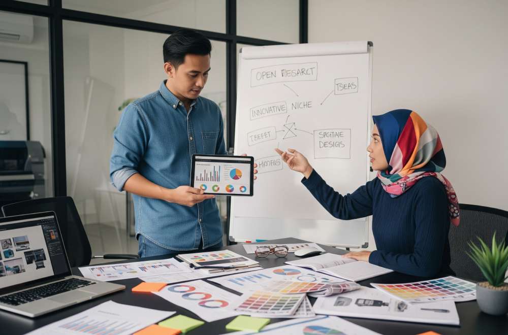 Riset Pasar Dan Strategi Penerapan Niche Dalam Bisnis Digital Printing.